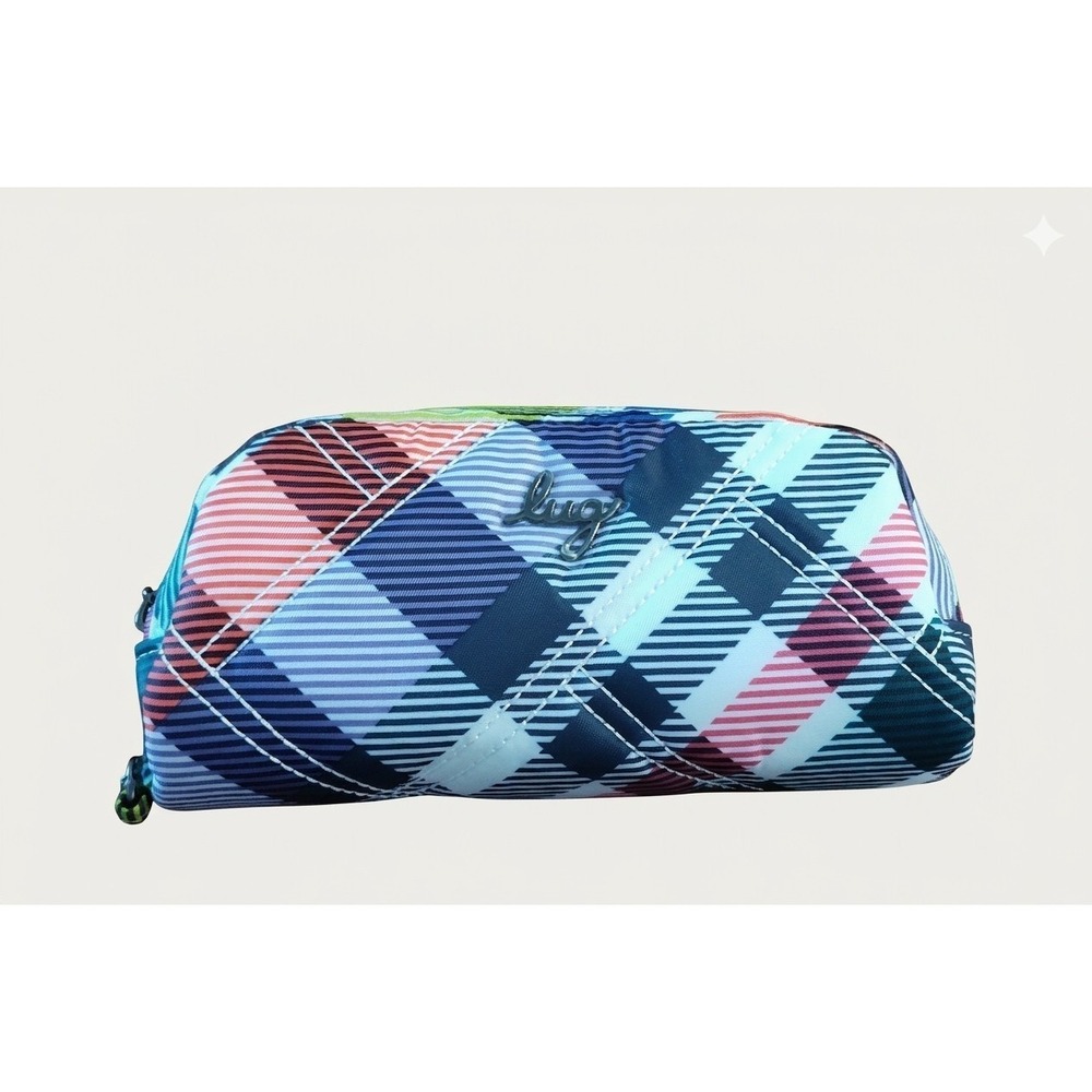 Lug Bobsled XL Eyeglass Case in Multicolor Plaid